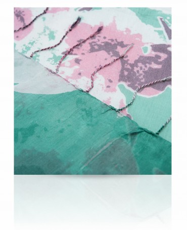 Палантин Женский S-CN.FLOWER/BLUE